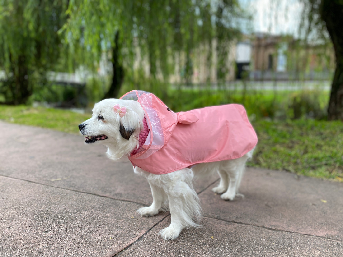 Impermeable Rosa